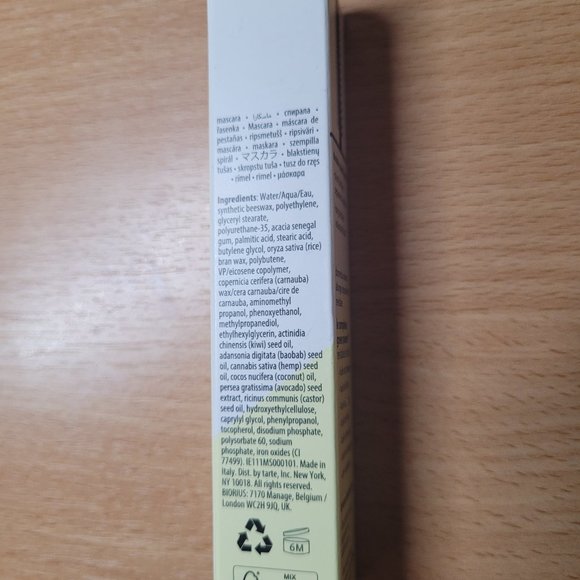 NEW - Tarte Lash Smoothie™ Volumizing Hemp Mascara - Picture 3 of 6